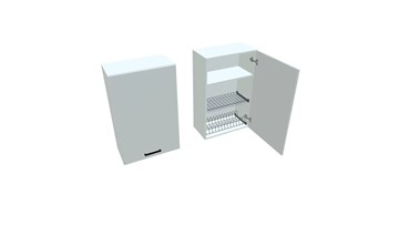 Сушильный шкаф на кухню ВС9 60, Белое гладкое Ламарти/Белый во Владикавказе
