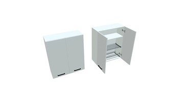 Кухонный шкаф ВС9 80, Белое гладкое Ламарти/Белый во Владикавказе