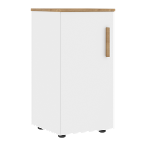 Низкий шкаф колонна с глухой дверью левой FORTA Белый-Дуб Гамильтон FLC 40.1 (L) (399х404х801) во Владикавказе