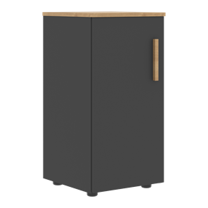 Низкий шкаф колонна с левой дверью FORTA Графит-Дуб Гамильтон  FLC 40.1 (L) (399х404х801) во Владикавказе