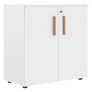 Шкаф широкий низкий с малыми дверцами FORTA Белый FLC 80.1(Z) (798х404х801) во Владикавказе