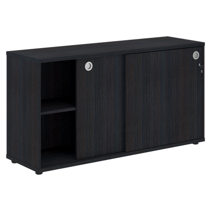 Шкаф со слайд-дверьми XTEN Дуб юкон XLC 1443 (1406х430х750) во Владикавказе - изображение