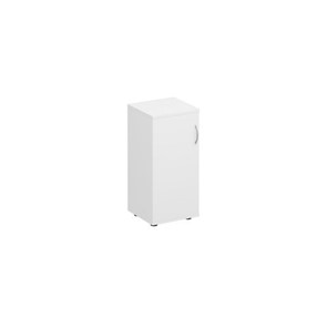 Шкаф для документов низкий узкий закрытый Комфорт КФ, белый премиум (40x38x84) К.508 ДШ во Владикавказе