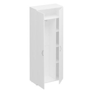Шкаф для одежды с дополнением Комфорт КФ, белый премиум (80x38x200) К.531 ДШ во Владикавказе