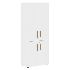 Шкаф широкий высокий FORTA Белый FHC 80.3(Z) (798х404х1965) во Владикавказе