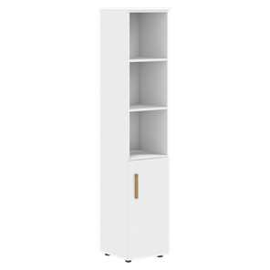 Высокий шкаф с глухой малой дверью  правой FORTA Белый FHC 40.5 (R) (399х404х1965) во Владикавказе