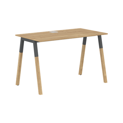 Письменный стол FORTA Дуб Гамильтон-Черный графит-Бук FST 1167 (1180х670х733) во Владикавказе - изображение