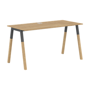 Письменный стол FORTA Дуб Гамильтон-Черный графит-Бук FST 1367 (1380х670х733) во Владикавказе