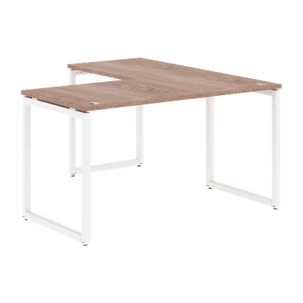 Стол письменный угловой левый XTEN-Q Дуб-сонома- белый XQCT 1415 (L) (1400х1500х750) во Владикавказе - изображение