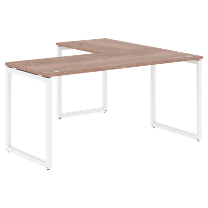 Стол письменный угловой левый XTEN-Q Дуб-сонома- белый XQCT 1615 (L) (1600х1500х750) во Владикавказе - изображение