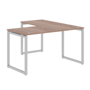 Письменный стол угловой левый XTEN-Q Дуб-сонома- серебро XQCT 1415 (L) (1400х1500х750) во Владикавказе