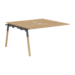 Переговорный стол FORTA Дуб Гамильтон-Черный графит-Бук FIWST 1313 (1380х1346х733) во Владикавказе