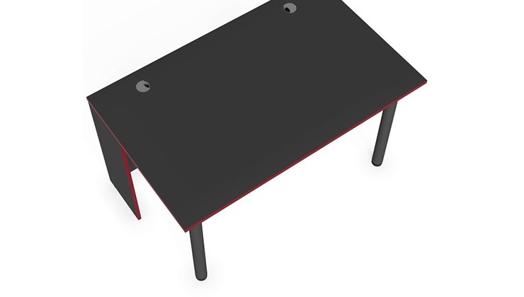 Стол компьютерный SKILLL SSTG 1385.1 , (1360x850x750), Антрацит/ Красный во Владикавказе - изображение 3