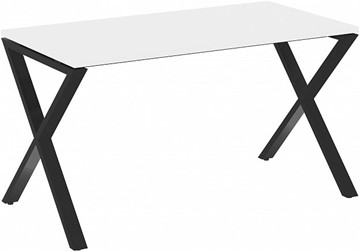 Письменный стол Loft VR.L-SRX-3.7, Белый Бриллиант/Черный металл во Владикавказе