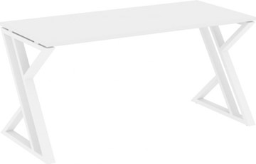 Стол на металлокаркасе Loft VR.L-SRZ-4.7, Белый Бриллиант/Белый металл во Владикавказе