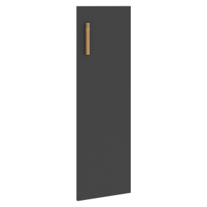 Дверь для шкафа средняя правая FORTA Черный Графит FMD40-1(R) (396х18х1164) во Владикавказе