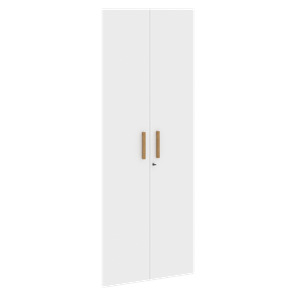 Двери для шкафов высокие с замком FORTA Белый FHD 40-2(Z)  (794х18х1932) во Владикавказе