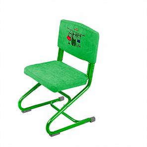 Чехол для стула СУТ 01-01 Зеленый, Замша во Владикавказе