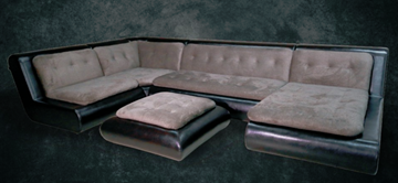 П-образный диван Шад Эвелина со столом-пуфом во Владикавказе