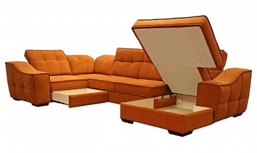 Угловой диван N-11-M (П1+ПС+УС+Д2+Д5+П1) во Владикавказе - предосмотр 1