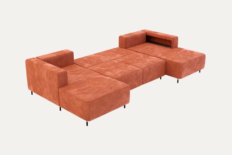 П-образный диван P-0-M П ( П1+Д5+Д2+Д5+П1) во Владикавказе - изображение 1