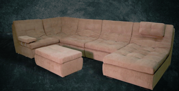 П-образный диван Шад Премьер со столом-пуфом во Владикавказе