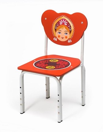 Детский стул Матрешка (Кузя-МТ(1-3)КрСр) во Владикавказе - изображение