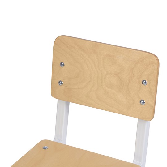 Детский стул POLINI Kids City S Ученик, 2 гр. Белый-дуб пастельный во Владикавказе - изображение 4