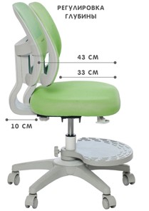 Детское кресло Holto-22 зеленое во Владикавказе - предосмотр 3