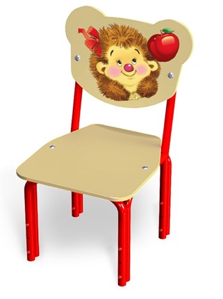 Детский растущий стул Ежик (Кузя-Еж(1-3)ВКр) во Владикавказе - изображение
