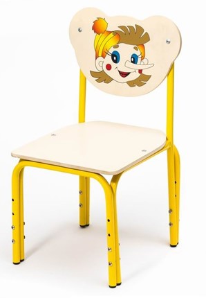 Детский растущий стул Буратино (Кузя-БР(1-3)БЖ) во Владикавказе - изображение