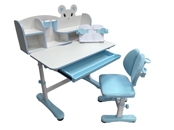 Стол растущий и стул Carezza Blue FUNDESK во Владикавказе - изображение