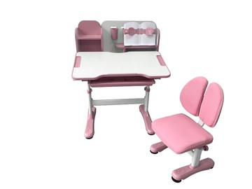 Растущая парта + стул Vivo Pink FUNDESK во Владикавказе - предосмотр 3
