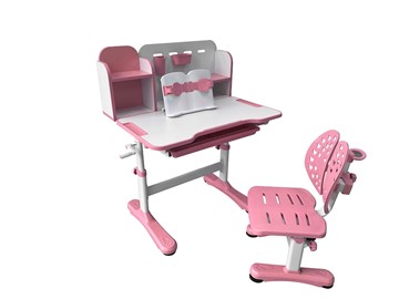 Растущая парта + стул Vivo Pink FUNDESK во Владикавказе - предосмотр