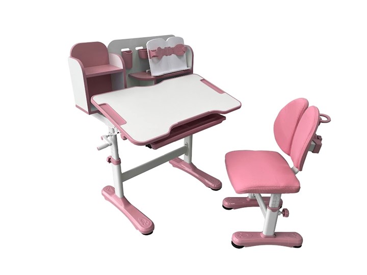 Растущая парта + стул Vivo Pink FUNDESK во Владикавказе - изображение 5