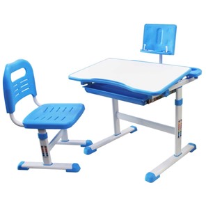 Детский стол-трансформер с подставкой и стулом, Holto SET-17A, Голубой во Владикавказе - предосмотр