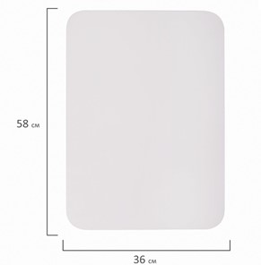Магнитно-маркерная доска на холодильник BRAUBERG, 58х36 см с маркером, магнитом и салфеткой во Владикавказе - предосмотр 8
