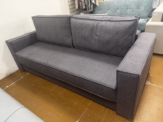 Прямой диван Эдельвейс БД Simple 21 велюр во Владикавказе - изображение