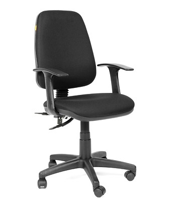 Компьютерное кресло CHAIRMAN 661 Ткань стандарт 15-21 черная во Владикавказе - изображение