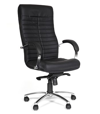 Кресло CHAIRMAN 480 Экокожа премиум черная во Владикавказе - изображение